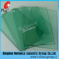 Vaso de vidrio teñido verde de 4m m F / vidrio del flotador con Ce